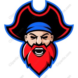 Fierce Pirate Mascot