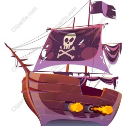 Vibrant Pirate Ship