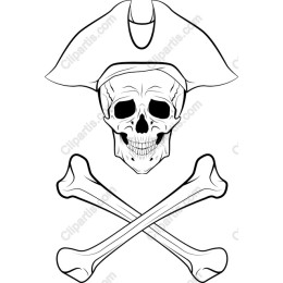 Pirate Skull and Crossbones