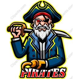 Fierce Pirate Captain
