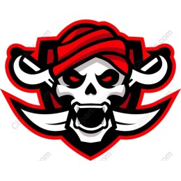 Fierce Pirate Skull