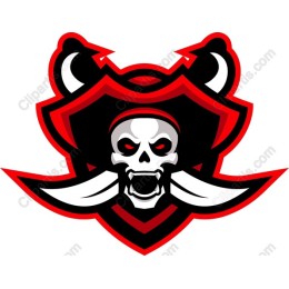 Fierce Pirate Skull