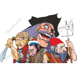 Whimsical Pirate Crew