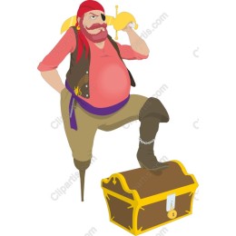 Joyful Pirate Captain
