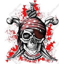 Pirate Skull with Crossed Swords