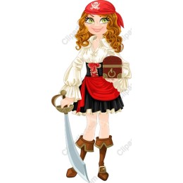 Charming Pirate Girl