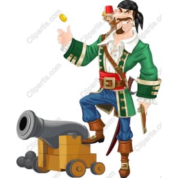 Whimsical Pirate Captain
