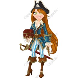 Pirate Girl Character