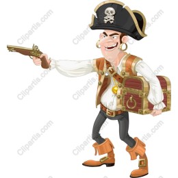 Vibrant Pirate Character