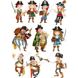 Whimsical Pirate Collection - 10 Unique