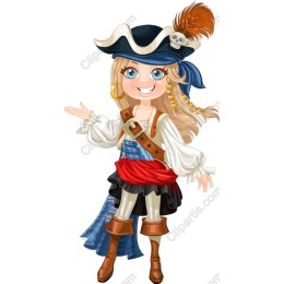 Charming Pirate Girl