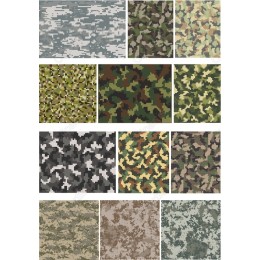 Camouflage Patterns Pack - 12 Premium