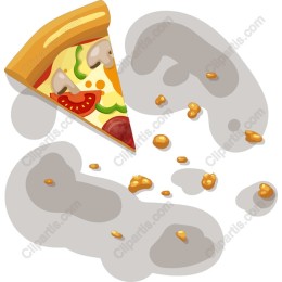Colorful Pizza Slice