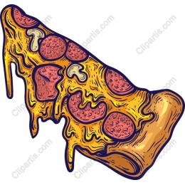 Mouthwatering Pepperoni Pizza Slice