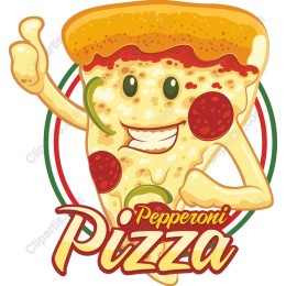 Cheerful Pepperoni Pizza
