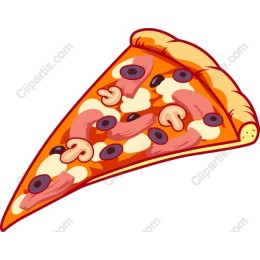 Vibrant Pizza Slice