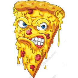 Cheesy Fury Pizza Slice