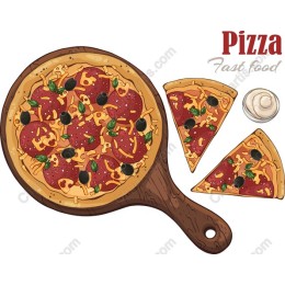 Delicious Pizza: Fast Food Delight