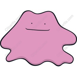 Pink Blob Character