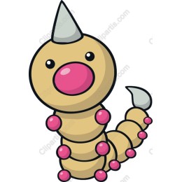 Whimsical Cartoon Worm