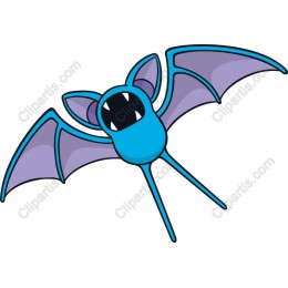 Vibrant Cartoon Bat