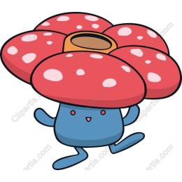 Whimsical Mushroom Character