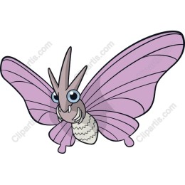 Whimsical Pink Butterfly