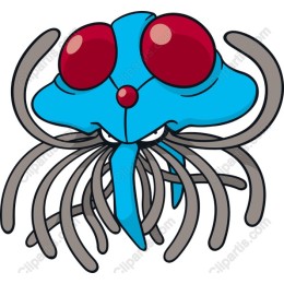 Vibrant Cartoon Octopus