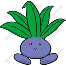 Playful Cartoon Plant Character