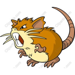 Energetic Cartoon Rodent