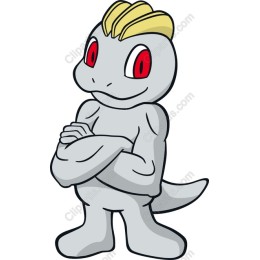 Playful Character with Red Eyes