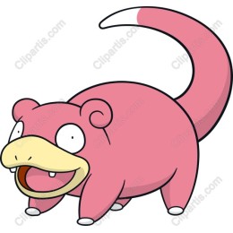 Playful Pink Slowpoke