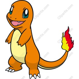 Vibrant Orange Fantasy Creature