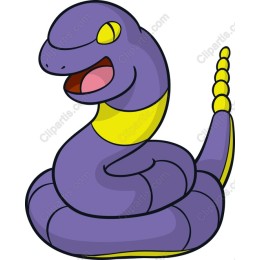 Playful Purple Snake