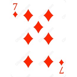7 of Diamonds Playing Card