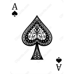 Ace of Spades Ornate