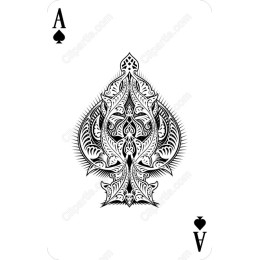 Ace of Spades Ornate