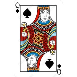 Elegant Queen of Spades