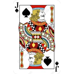 Jack of Spades Classic Playing Card