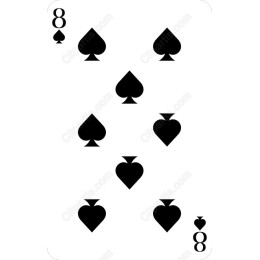 Sleek 8 of Spades
