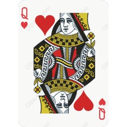 Queen of Hearts Playing Card