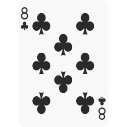8 of Clubs Card
