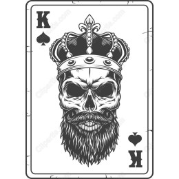 King of Spades Skull