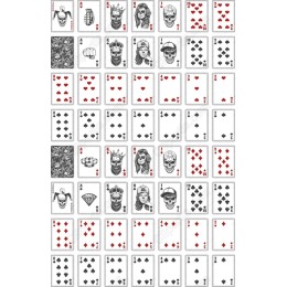 Edgy Skull Playing Cards Set