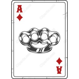 Ace of Diamonds Knuckle Duster