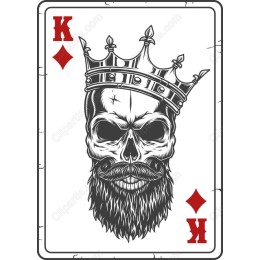 King of Diamonds Skull