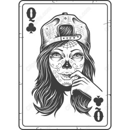 Queen of Spades Urban Art