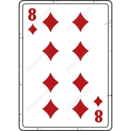 8 of Diamonds Playing Card