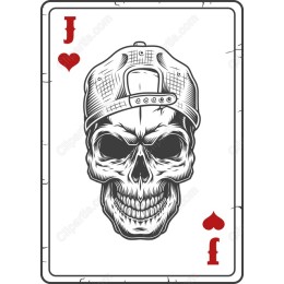 Skull Jack of Hearts