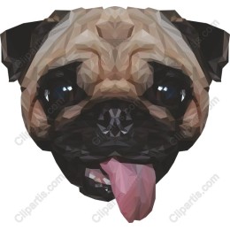 Polygonal Pug